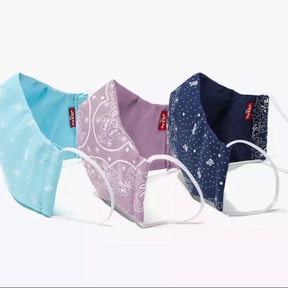 🌼 Levi’s | 3 pack - Reversible & Reusable Face Mask | Size: Large | A - Picture 2 of 4